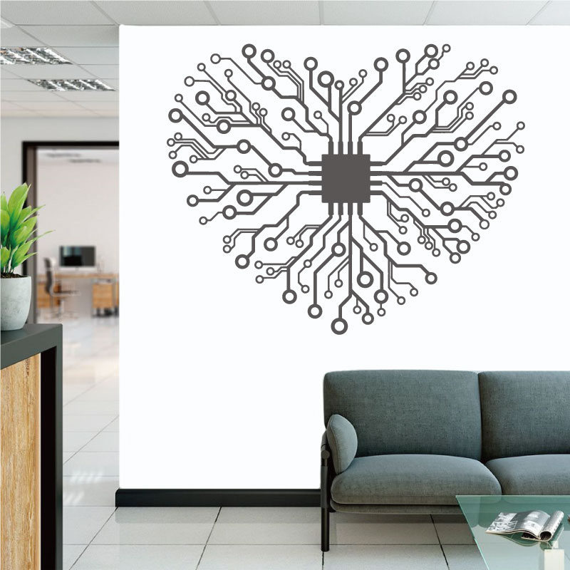 Office Tech Software - Love Chip Tech บริษัทสํานักงานไวนิล Wall Decal