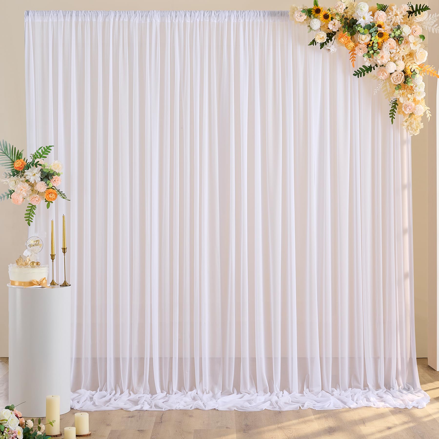 5FT × 10FT ชีฟองฉากหลังผ้าม่าน - Office Tech Background บทวิจารณ์และราคา
