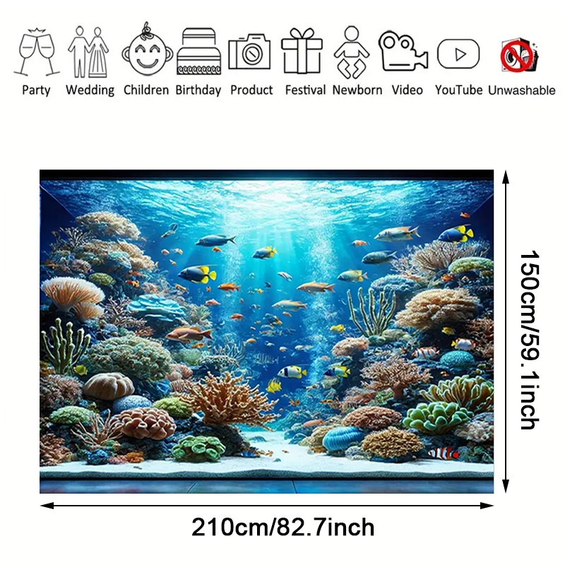 1 ผ้าพื้นหลังการถ่ายภาพโลกใต้น - Office Tech Background บทวิจารณ์และราคา